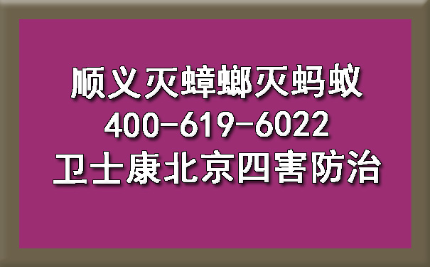 顺义灭蟑螂灭蚂蚁400-619-6022ca88北京四害防治